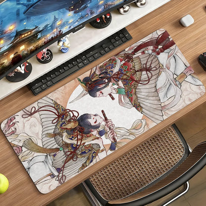 Fairy land of dreams Kalavinka Mouse Pad Large Non-Slip Waterproof Mat Stitched Edge Keyboard Pad for Gaming Daily Office
