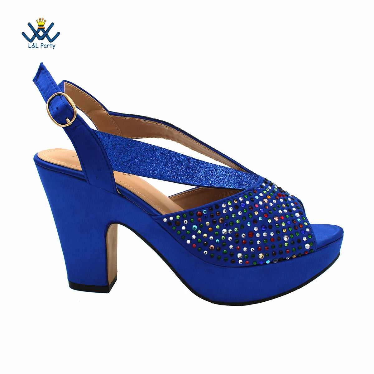 Buckle Strap Sandals Nigerian Women Shoes and Bag Set in Green Color with Wedges Heels For Ladies Party