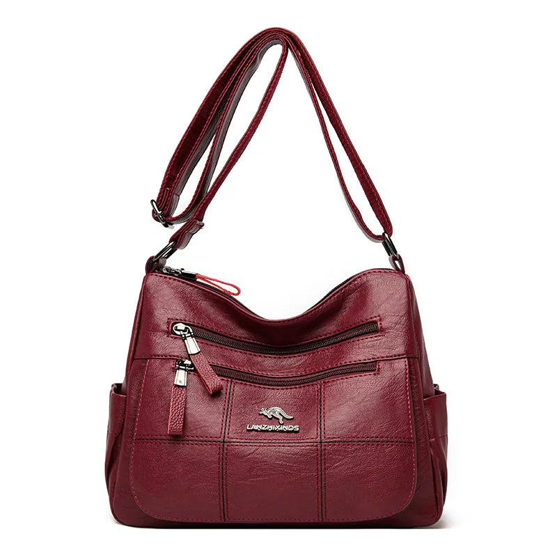 High Quality Leather Luxury Handbags Ladies Bag Designer Shoulder Crossbody Bags For Women 2024 New Bolsa Feminina Sac A Main