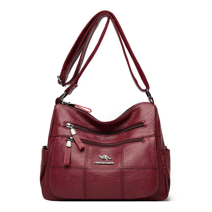High Quality Leather Luxury Handbags Ladies Bag Designer Shoulder Crossbody Bags For Women 2024 New Bolsa Feminina Sac A Main