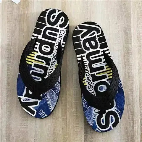 Men Flip Flops Slides 2023 Trend Summer Anti-skid Man Slippers Outdoor Light Casual Beach Male Sandals Household Slides for Men