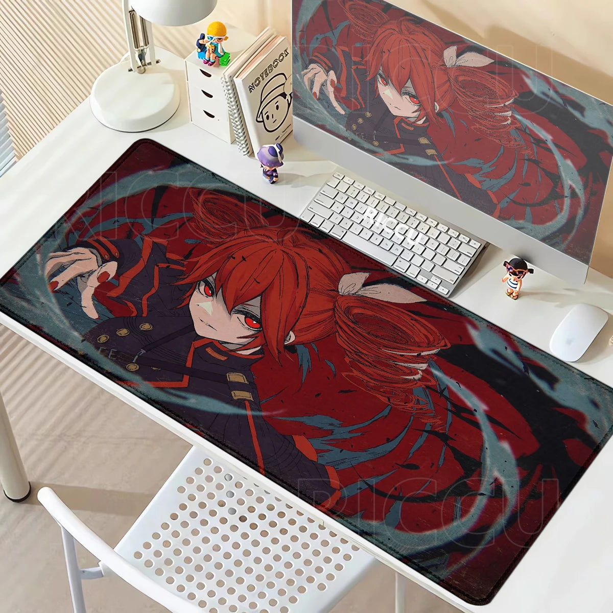 Kawaii Anime Girl Gaming Mouse Pad K-Kasane Teto Large LockEdge Mousepad XXL Computer Keyboard Desk Mat E-Sports PC Gaming Pads