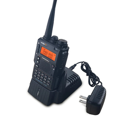10W Walkie-Talkies UV-8DR 136-174/240-260/400-520MHz Triple Band Two Way Ham Radio Similar to Yaesu VX-8DR