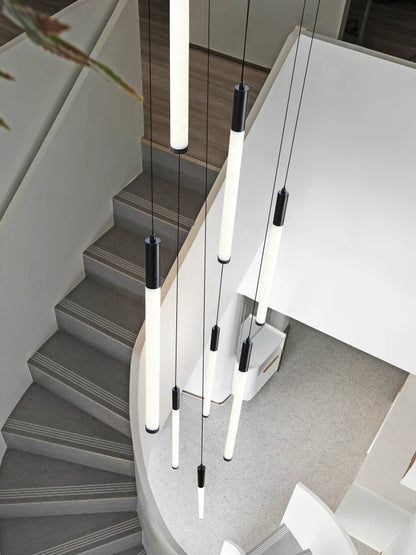 Modern Lighting Long Staircase Pendant Light Ceiling Chandelier hanging lights Stair Chandelier