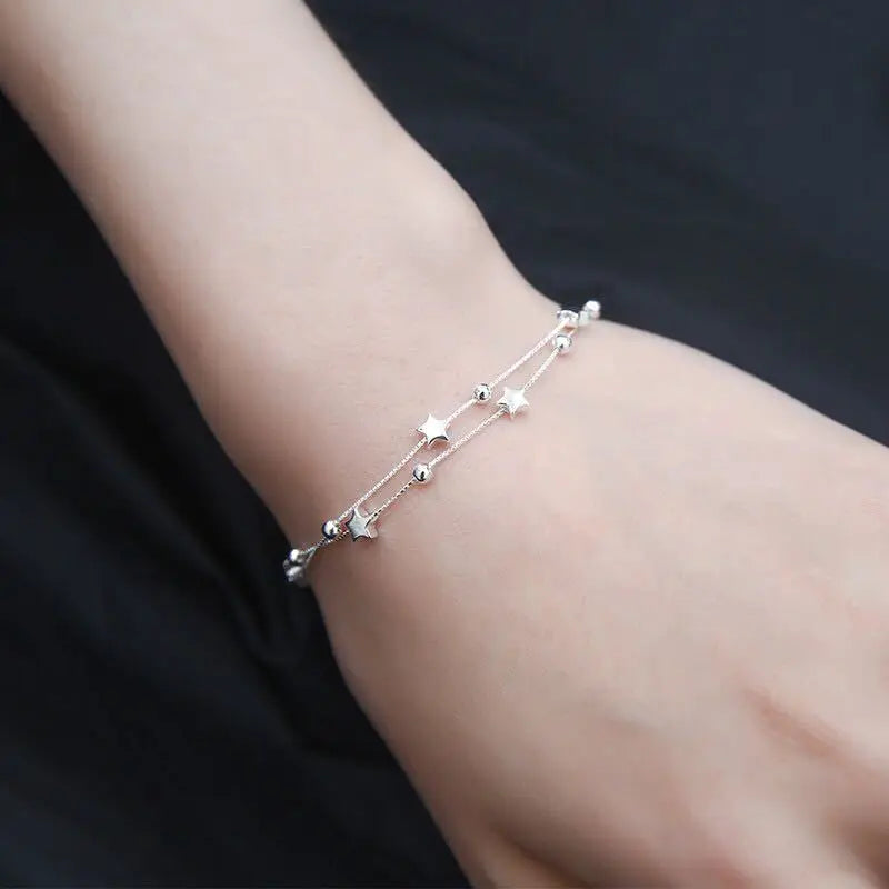 925 Sterling Silver Bracelet Woman Vintage Luxury Original Jewelry Accessories Fashion Designer Party Wedding Jewelry Gifts 2025