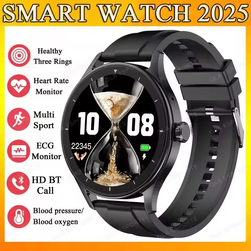 2025 New Smart Watch Heart Rate Sleep Health Monitor Bluetooth Talk Ladies Sport Smart Watch for Android IOS
