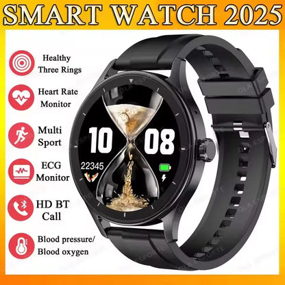 2025 New Smart Watch Heart Rate Sleep Health Monitor Bluetooth Talk Ladies Sport Smart Watch for Android IOS