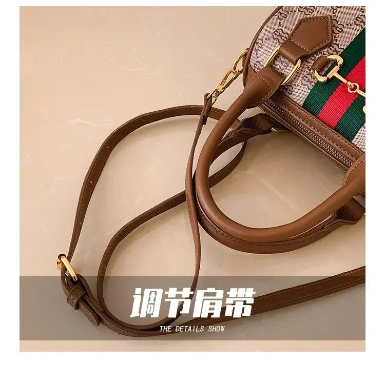 High-end Leather Diaper Bag for Ladies Vintage Fashionable Simple Commuter Backpack Business Mens Womens