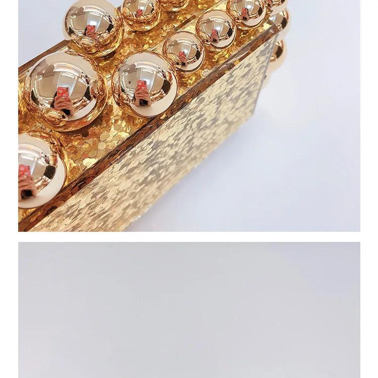 Luxury Design Shoulder Crossbody Bag Fashion New Evening Clutch Bag Ladies Handbag Acrylic Transparent Small Square Bag Female