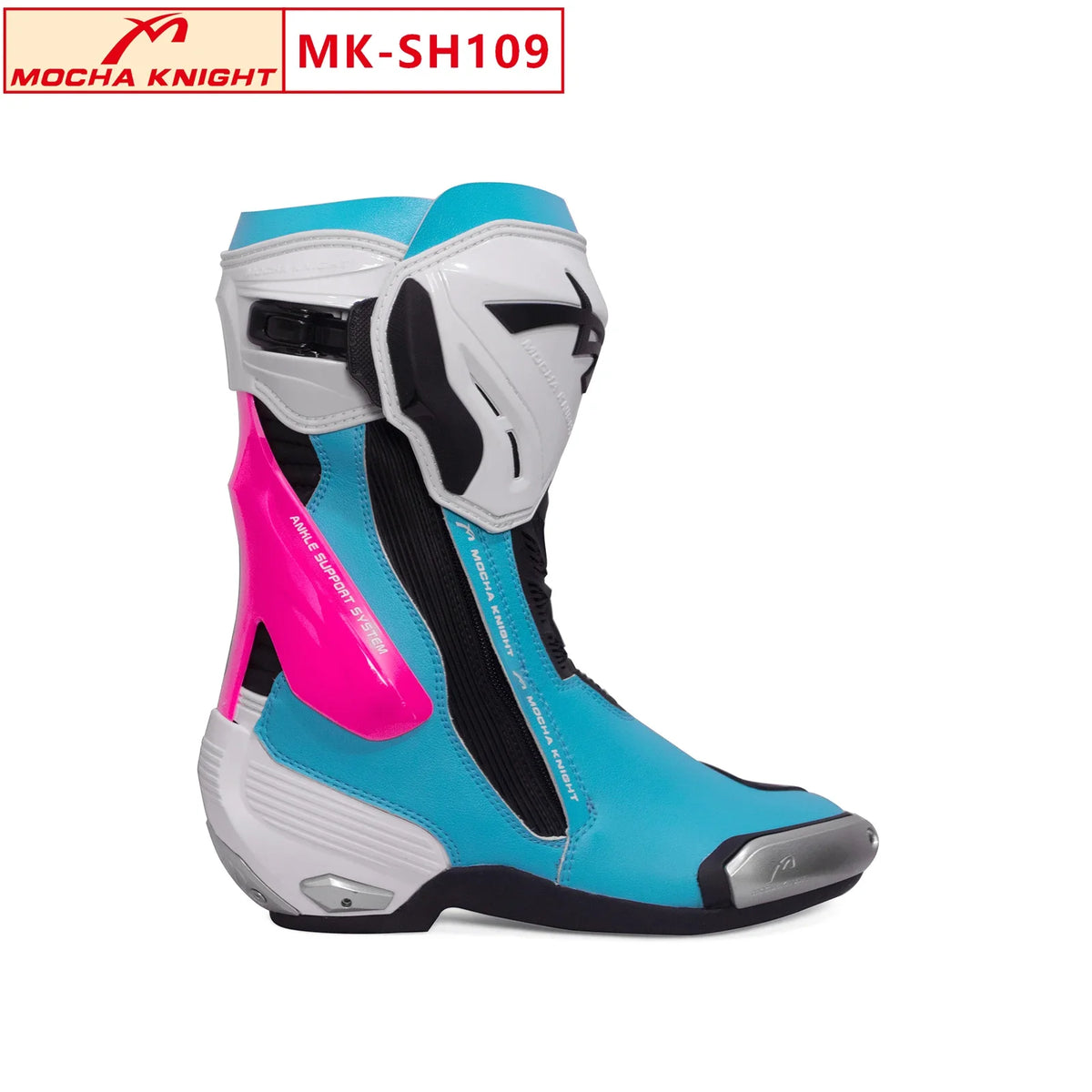BENKIA Mocha Motorcycle Track Riding Boots CE Certification Professional Racing Botas BENKIA Waterproof Boots High Quality SH109