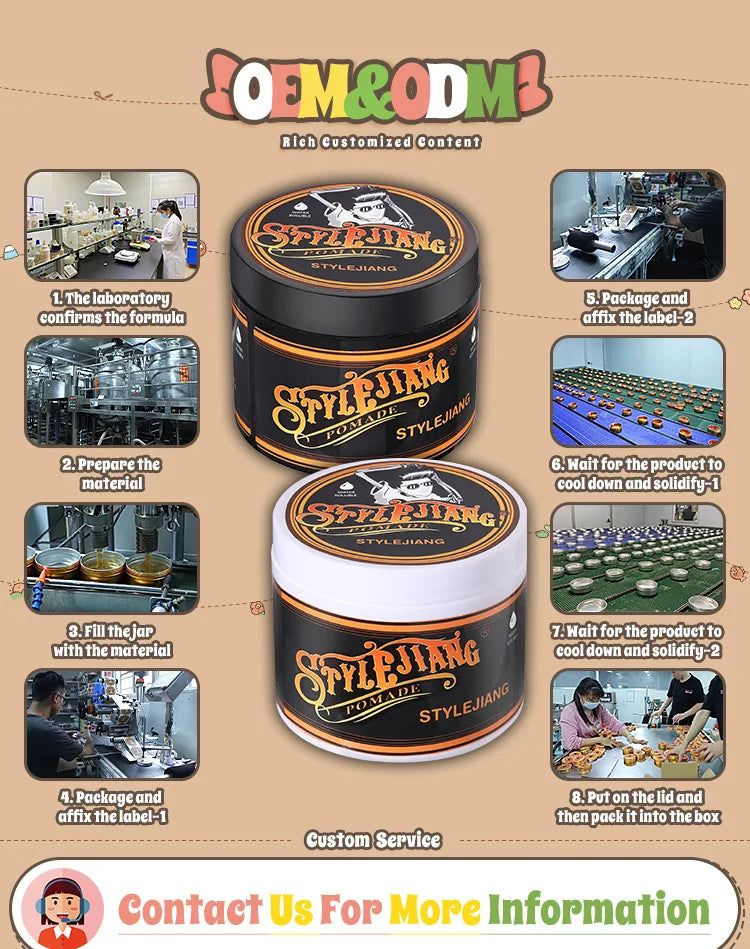 Suavecito Hair Pomade Strong Style Restoring Pomade Hair Wax Skeleton Cream Smooth Oil Mud Keep Hair Men Oil