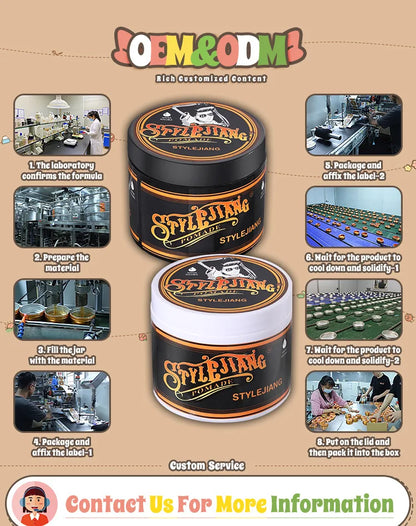 Suavecito Hair Pomade Strong Style Restoring Pomade Hair Wax Skeleton Cream Smooth Oil Mud Keep Hair Men Oil