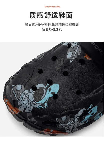 Plus Size 48 49 Men's Summer Clogs Sandals Eva Slippers Men Fashion New Flat Sandals Men Women Leisure Slides Men Casual Shoes