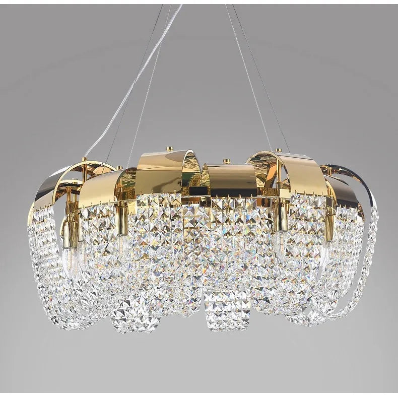 2025 New Home DecorationPendant Lights Luxury Crystal Living Room Chandelier Bedroom Pendant Lamp Ceiling Light  Indoor Lighting
