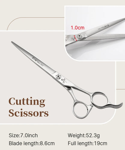 Fenice Slim Narrow Dog Grooming Scissors Set Straight/Curved/Thinner/Chunker Shears Scissors Specialized for KR and JP Groomers