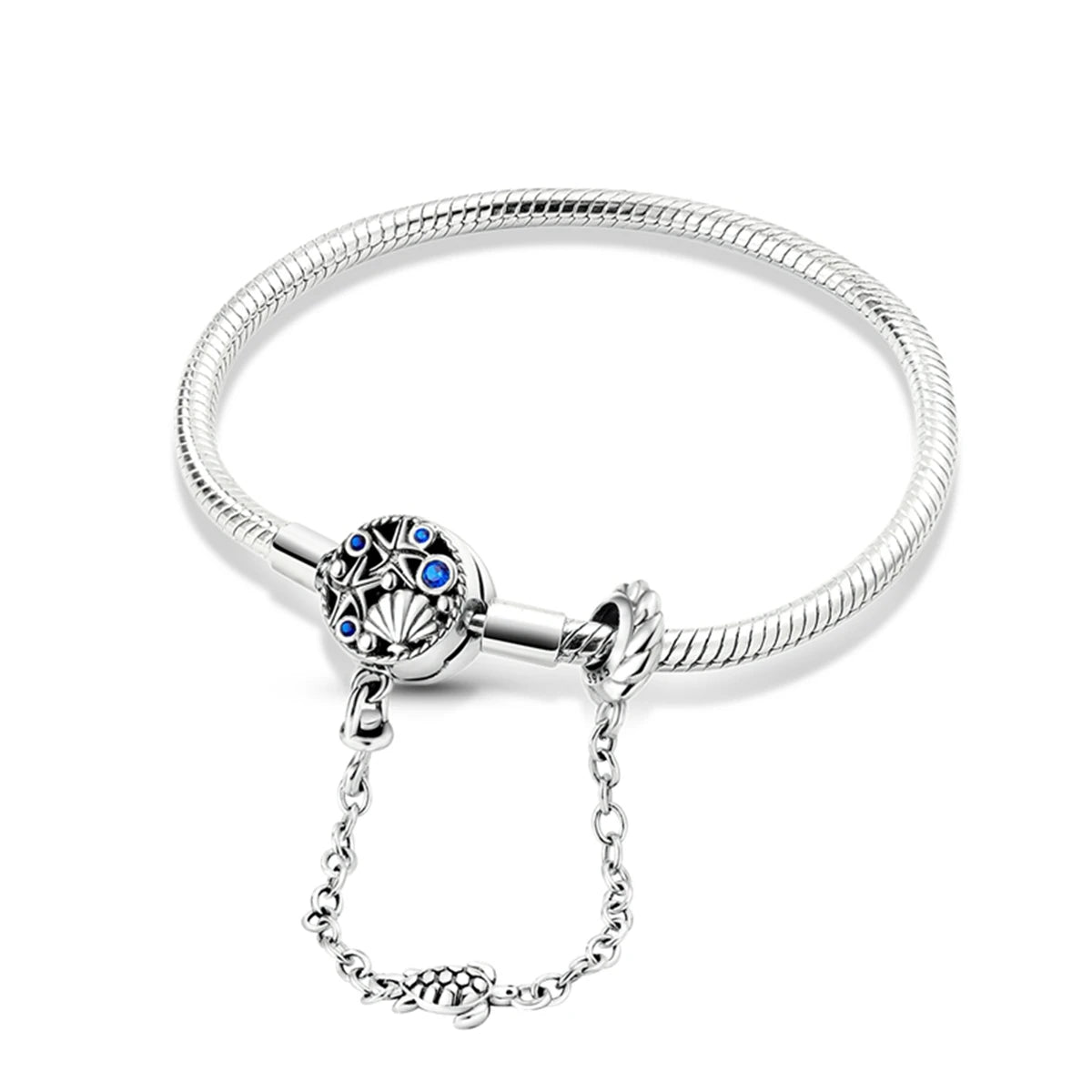 925 Sterling Silver Heart Love Snake Chain Bracelet Infinite Knot Butterfly For Women Fit Original Charms Beads Jewelry Gift