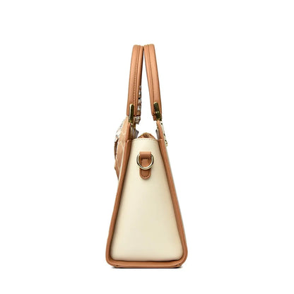 Genuine Brand  Women Bags Luxury  PU Leather  Embroidery Shoulder Bags Crossbody Messenger Bags for Women Casual Tote Sac A Main