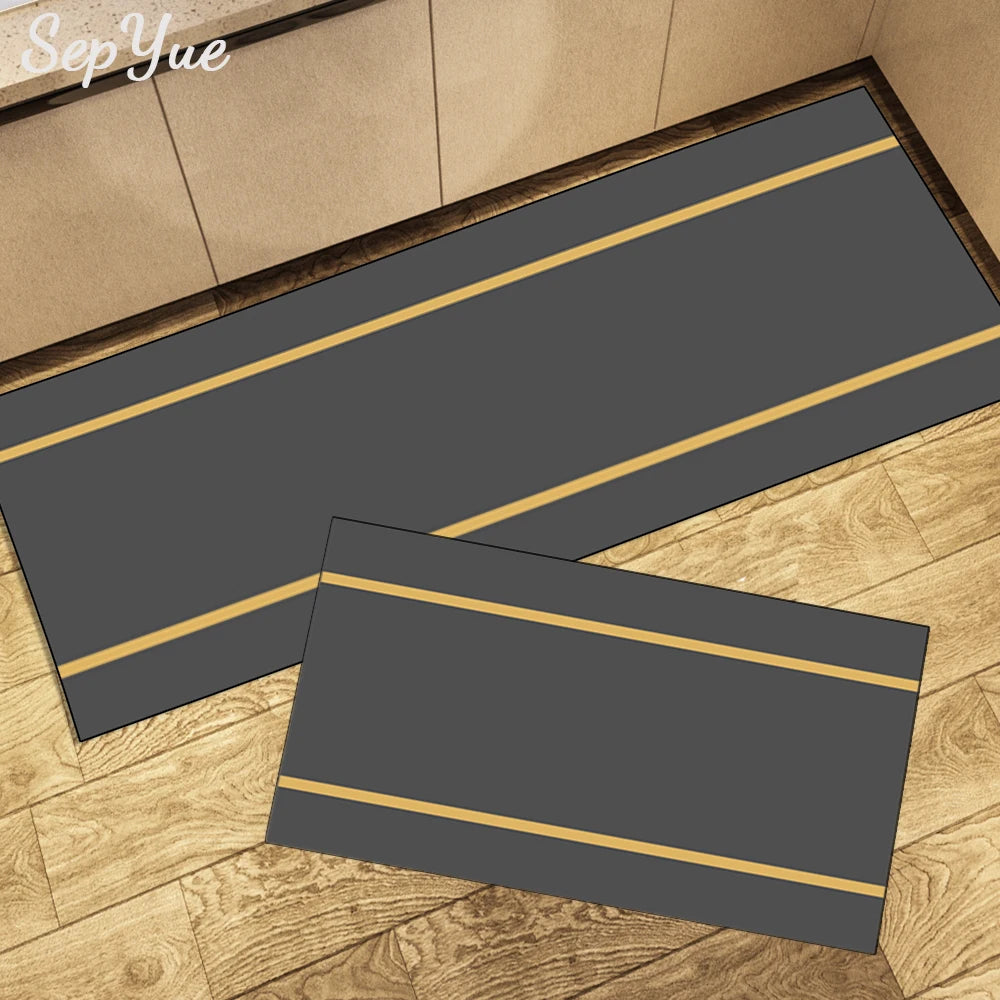 Non-slip Kitchen Carpets for Living Room Long Area Rug Kitchen Floor Mat Carpets Entrance Door Mat Hom