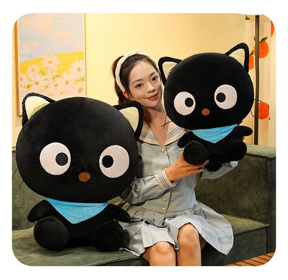 New Kawaii Chococat Plush Toy Sanrio Chocolate Cat Stuffed Animal Cute Kids Birthday Xmas Gift for Children Soft Doll Wholesale