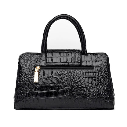 New Leather Women Messenger Bags Crocodile Female Crossbody Shoulder Hand bags For Women 2023 High Quality Ladies Handbags