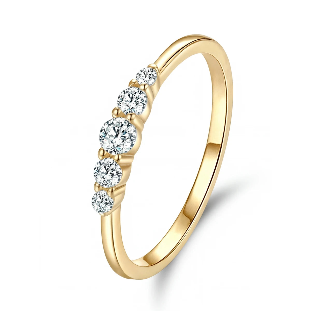 925 Sterling Silver Fashion Gorgeous Shiny Round Zircon Ring For Women Engagement Wedding Party Luxury High Quality Fine Jewelry