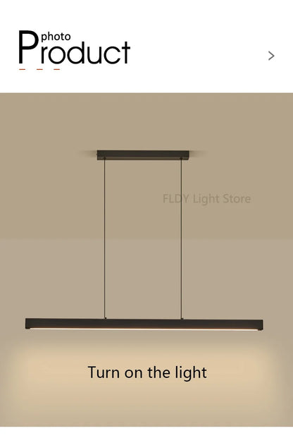 Dining room chandelier Nordic modern lamp dining table bar lamp restaurant lights kitchen lights office company led strip lamps
