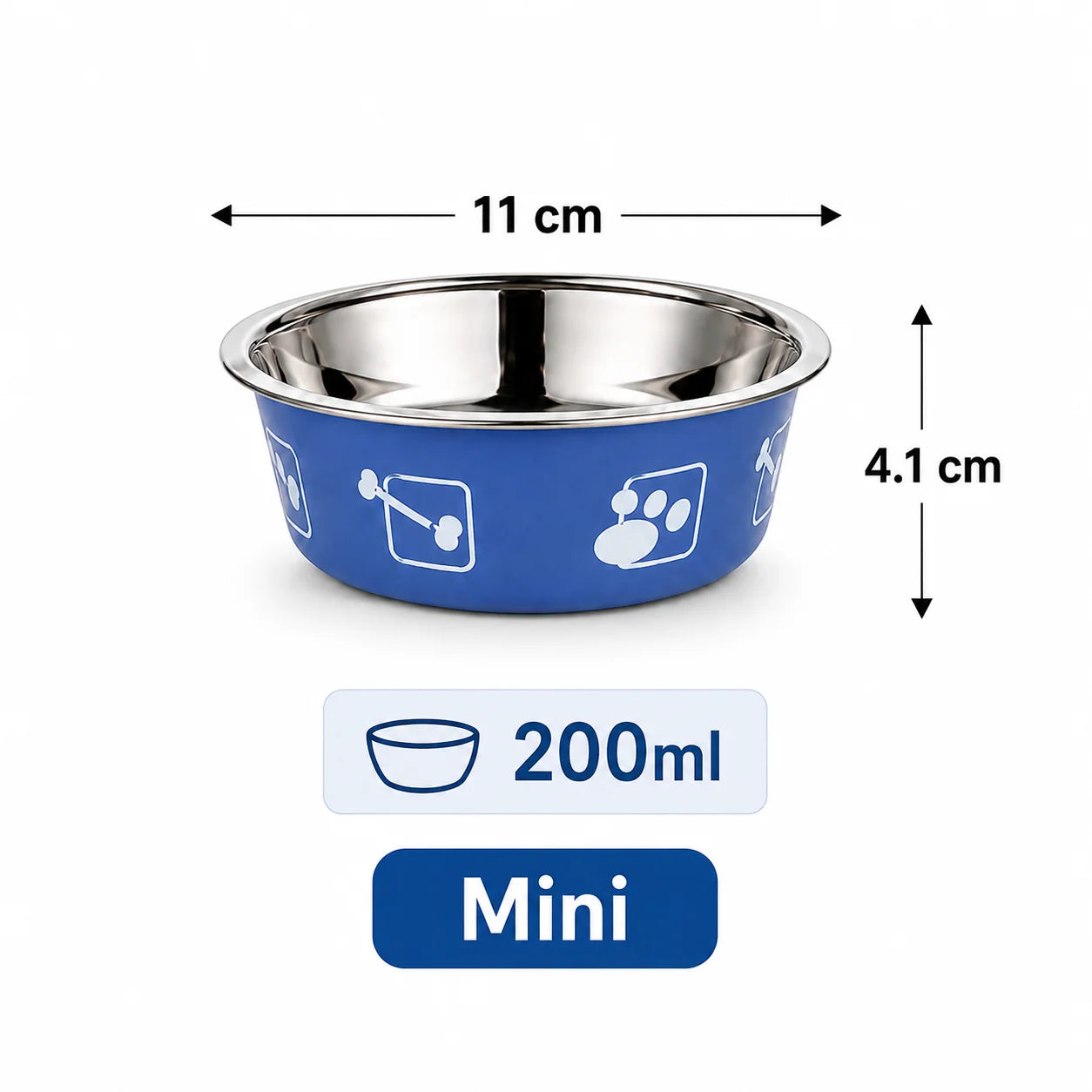 Stainless Steel Pet Bowl Thickened Anti Slip Dog Food Bowl Anti Knock Over Water Basin Pet Feeder for Cats Dogs