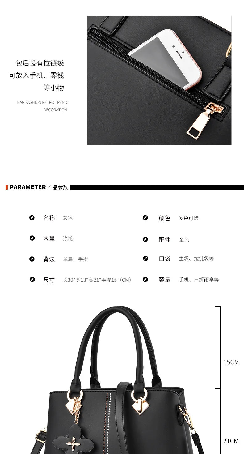 New women bag shoulder Bag for 2026 luxury designer handbag women Handbags leather Printed monogram single shoulder straddle bag
