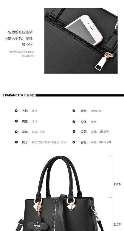 New women bag shoulder Bag for 2026 luxury designer handbag women Handbags leather Printed monogram single shoulder straddle bag