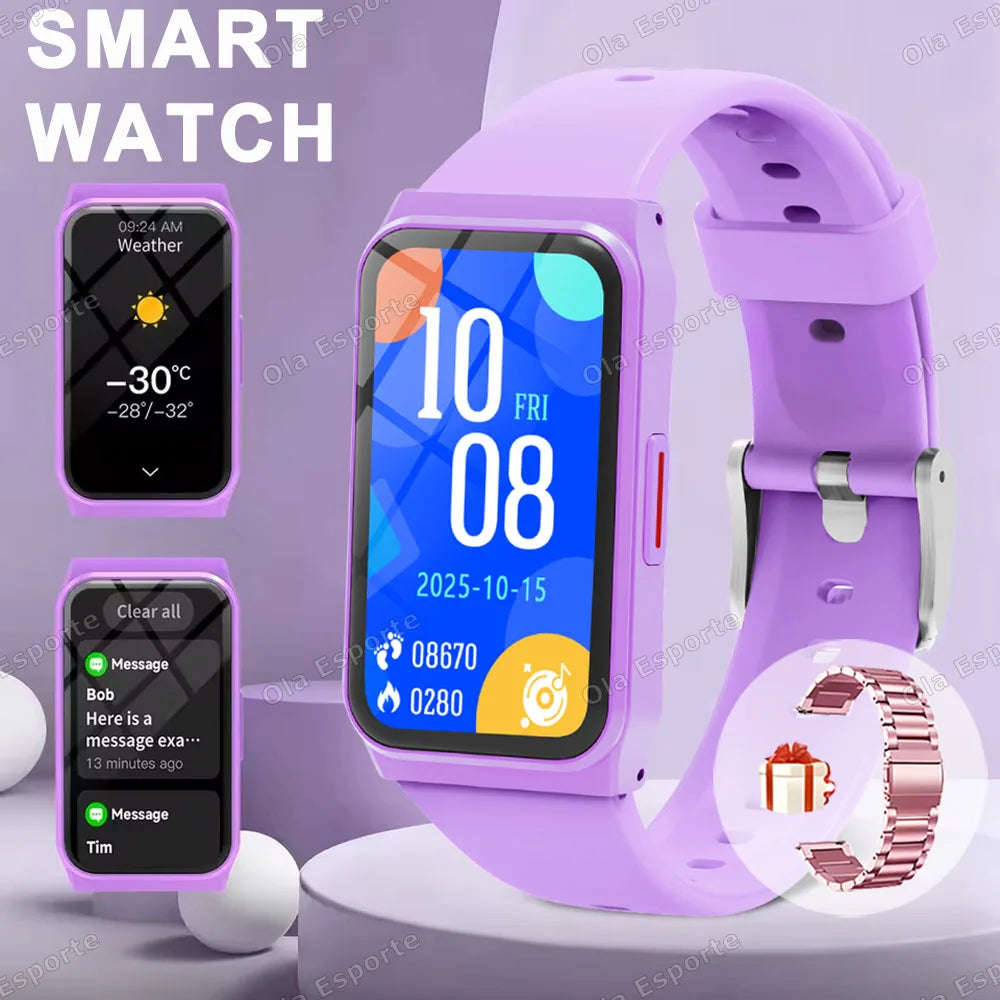 New Smart Watch Lightweight Health & Sleep Monitoring Multiple Sport Modes Music Control For Men Women Smartwatch Holiday Gifts