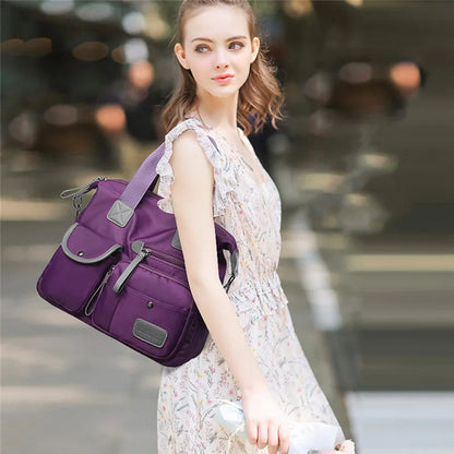 New Ladies Tote Bag Fashion Nylon Waterproof Casual Shoulder Mummy Bag Large Capacity Messenger Bags