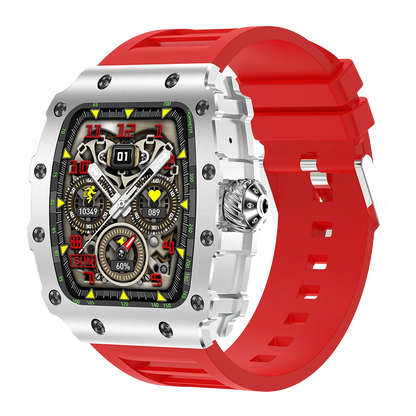 New Trend Smart Watch 1.76 inch AMOLED 3D Dynamic Dial IP67 Waterproof Bluetooth Call NFC Voice Assistant Men Sports Smartwatch