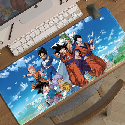 Cartoon Animation Seven Dragon Ball Mouse Pad Oversized Boy Two-dimensional E-sports Game Computer Keyboard Pad Student Desk Pad