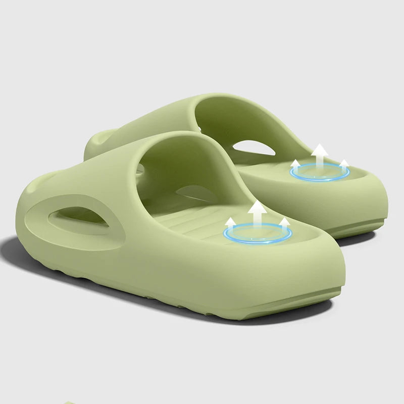 Summer Fashion Slippers For Men Sport Outdoor Open Toe Beach Slides Bathroom Non-slip Indoor Home Sandals For Women Couple Shoes