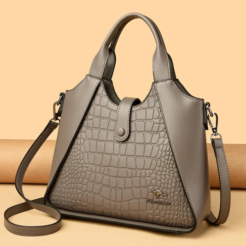 Luxury Designer Handbag Brand High Quality Soft Leather Bags 2024 Sac Crossbody Shoulder Bag For Womens Casual Tote Bag Bolsos