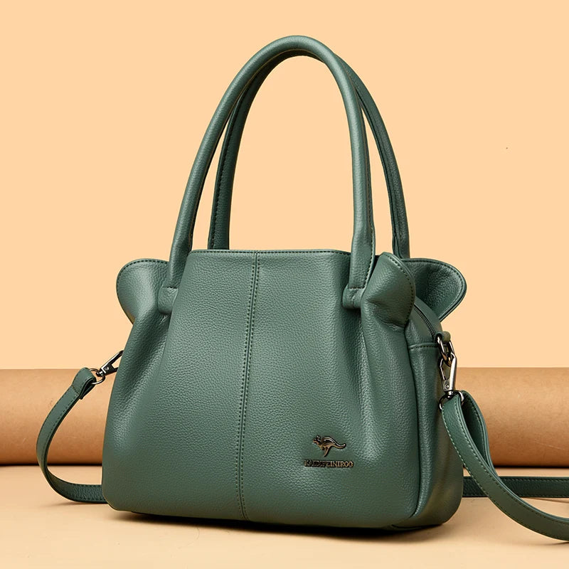 Luxury Designer Women's Handbag Soft Leather Large Capacity Purses and Handbags Casual Shoulder Bags Sac A Main Ladies Tote Bag
