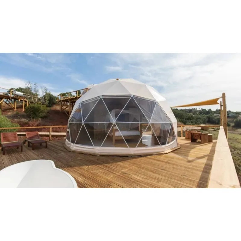 Luxury Glamping Dome For Eco Resort Farm Stay And Airbnb Outdoor Hotel Geodesic Tent With Custom Interior Solution Premium