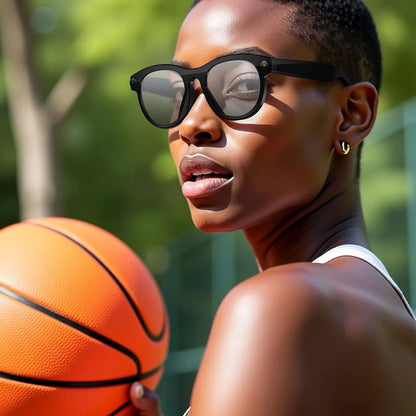 2025 AI Smart Glasses New Interaction With Camera Photo Video Record Translation Music Smart Sunglasses Bluetooth Call Headphone