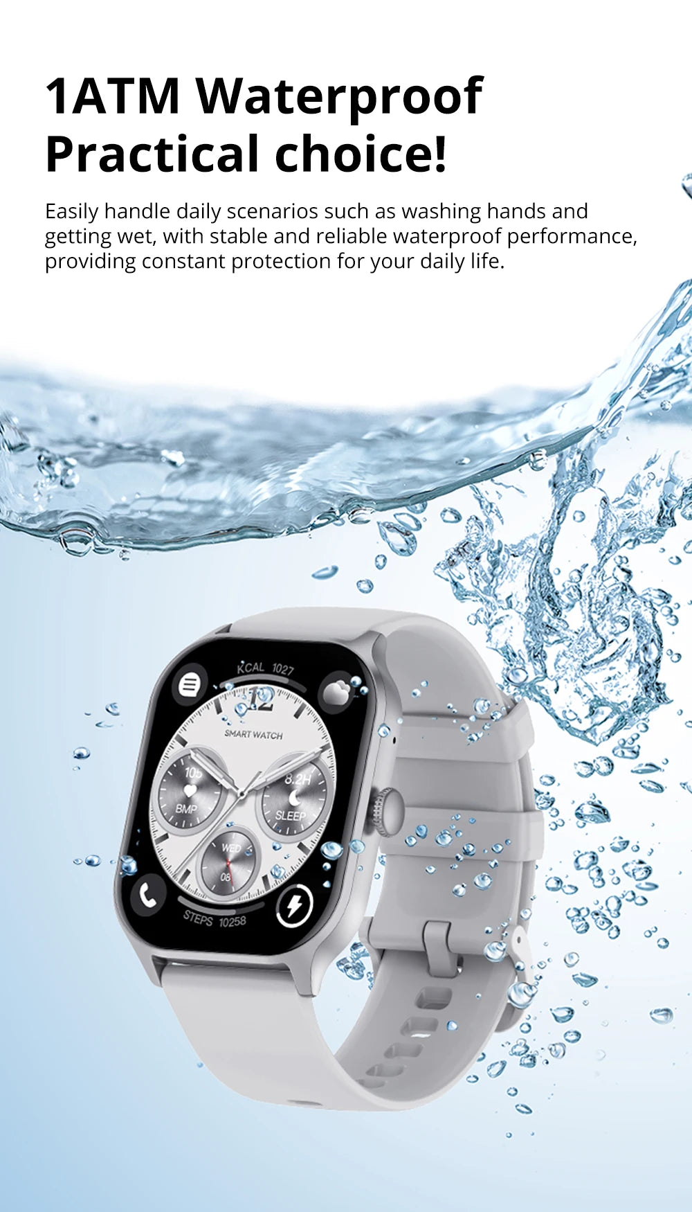COLMI P77 Smartwatch, Up to 11 day battery life,  Massive 700mAh battery, 2 inch display, Health Management Smart Watch