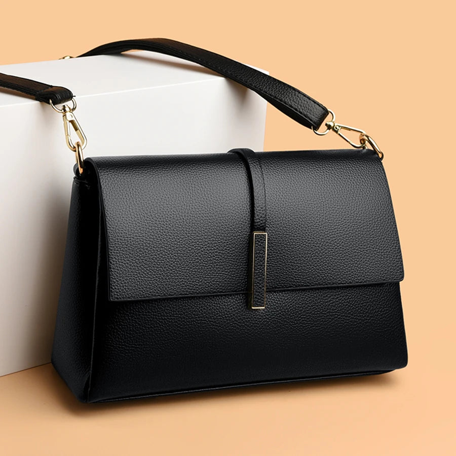 Soft Leather Luxury Shoulder Crossbody Bags for Women 2023 Fashion Purses and Handbags Designer Fashion Ladies Messenger Bag Sac