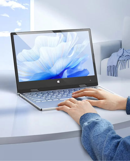 Touch Screen Notebook Portable 2 in 1 Laptop Computer Intel Core i7-8500Y / N4020 11.6 Inch Windows 11 Pro Tablet PC Computer