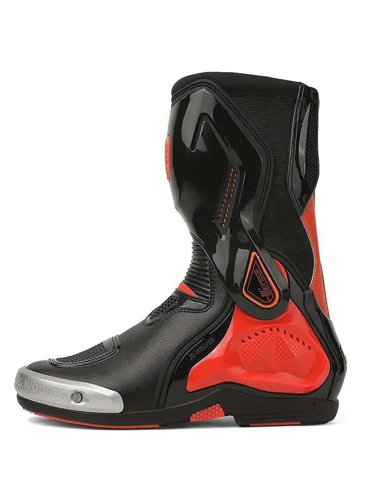 Motorcycle Boots Racing Off-road Shoes Creative Non-slip High-top Motorcycle Professional Waterproof Mountain Bike Boots