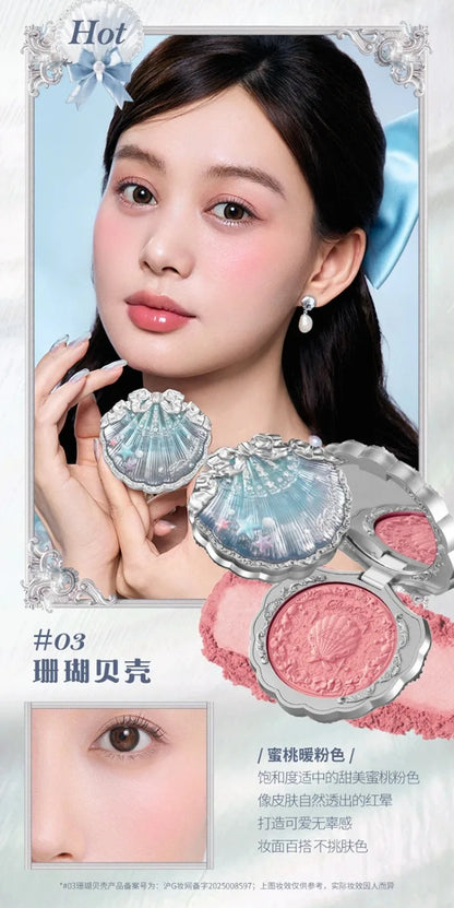 Flowerknows Makeup Set Gift Kit Shimmer Full Box Blush Long Lasting Velvet Lip Cream with Bag Kit De Maquiagem