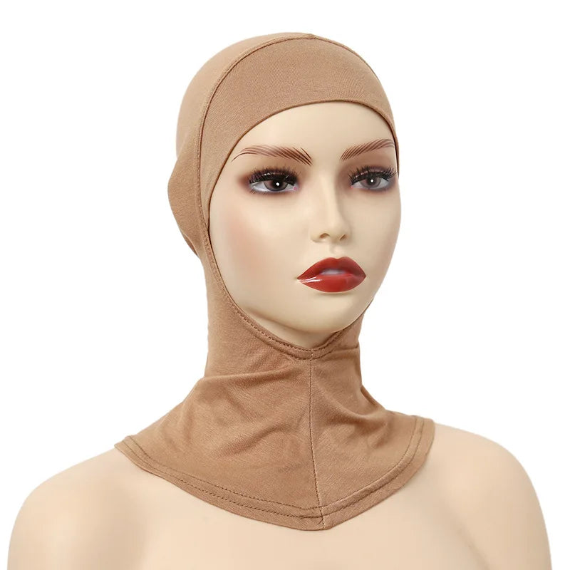 Women Muslim Underscarf Head Cover Muslim Headscarf Inner Hijab Caps Islamic Underscarf Ninja Hijab Scarf Hat Cap Bonnet