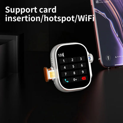 DW100 Pro plus Touch ID Smartwatch 5G Full Netcom 2.29inch Amoled Smart Watch With 32+1024GB ROM Free Download App WIFI GPS WIFI