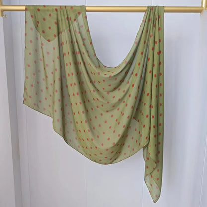 New Polka Dot Modal Hijab Double-sided Print Hijabs for Women Scarf Head Wrap for Women Muslim Fashion Hijab Scarf Islam Ramadan