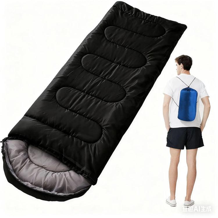 Sleeping Bag Outdoor Camping Camping Travel Four Seasons Universal Double Splicing Outdoor Sleeping Bag
