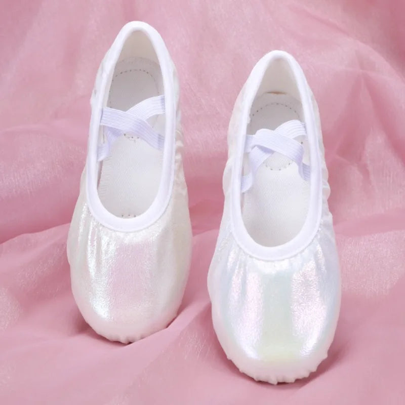 Casual Children's Ballet Shoes Pointe Dance Wear Stage Kids Shoeses Ballerina Shoes Girls Dancing Shoes Yoga Elegant