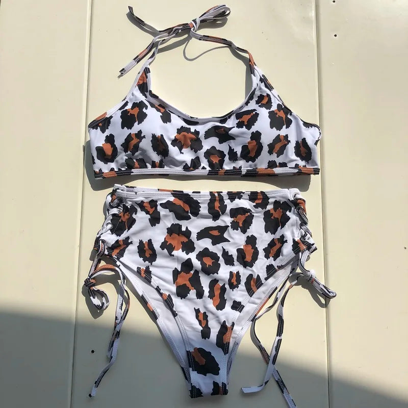 Bandage Bikini Sport Swimwear Women Swimsuit High Waist Bikini Set Push Up Maillot De Bain Femme Beachwear 2026 Bathing Suit