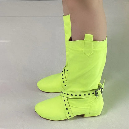 Customized Heel Practice Boots Half Boots Line Dance Boots Soft Suede Bottom Ballroom Party Dance Shoes Black Boots Dancing
